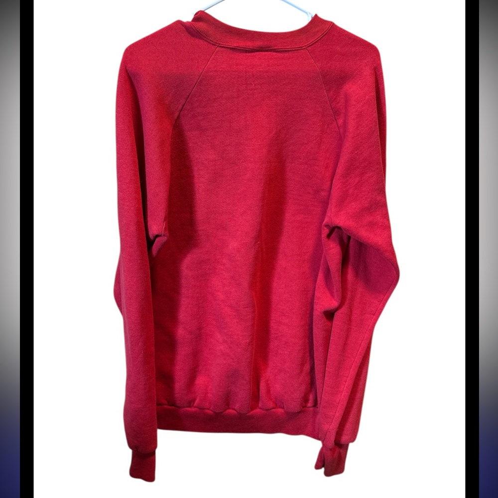 Vintage USA made elk deer red sweatshirt size XL womens - Picture 2 of 3